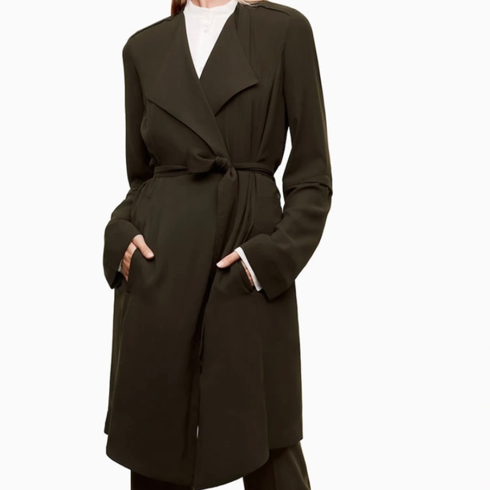 Aritzia Babaton Quincey Trench Coat